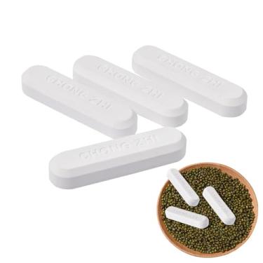 Imagem de Vareta Secadora Para Brinquedos de Silicone - 4 Peças Secante de Diatomáceas,Bastões de Secagem Reutilizáveis,Para Armazenamento em Casa Cozinha Armário Despensa Alimentos Petiscos