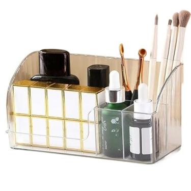 Imagem de Organizador Mesa Porta Treco Caneta Gaveta/Maquiagem Escritório Multiuso(5256 Branco)