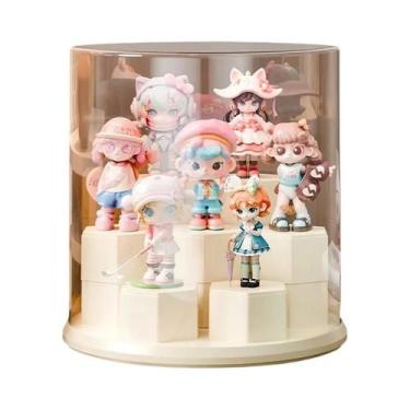 Imagem de Organizador De Brinquedos Rotativo Transparente Para Exibir Bonecos De