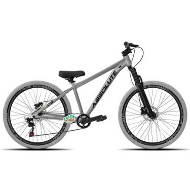 Imagem de Bicicleta Aro 26 Absolute Nero 5 Single Freio a Disco Hidráulico, Cinz