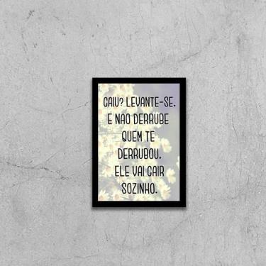 Imagem de Quadro Caiu Levante-Se 24X18Cm