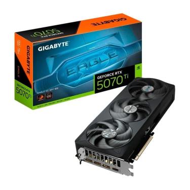 Imagem de Placa de Vídeo Gigabyte RTX 5070 Ti EAGLE OC SFF 16G NVIDIA GeForce, 16GB GDDR7, 256bits, RGB, DLSS,-Unissex