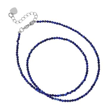 Imagem de tincolia Colar de contas de pedra natural, simples, multicolorido, perfeito como presente para melhores amigos, corrente de clavícula, diariamente/festa