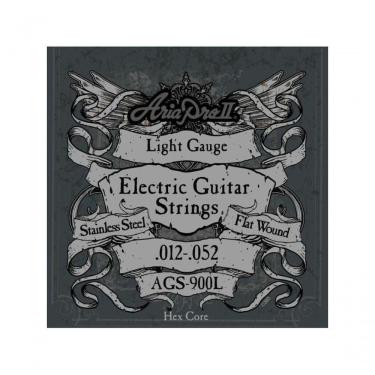 Imagem de Encordoamento Para Guitarra Flat Wound .012 Ags900l Aria Pro