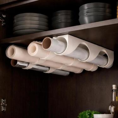 Imagem de Suporte Organizador Porta Papel Filme E Papel Aluminio - RELET