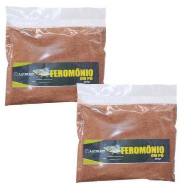 Imagem de 2 Feromonio Em Po Atrativo Peixe Tilapia Pacu Piapara Piau - Lambari