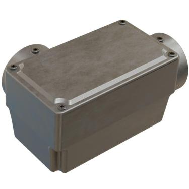 Imagem de Caixa de Derivação Fixa Conduletzel Sem Pintura Tipo Ll de 1.1-2 com Tampa E012050065 Wetzel Cai