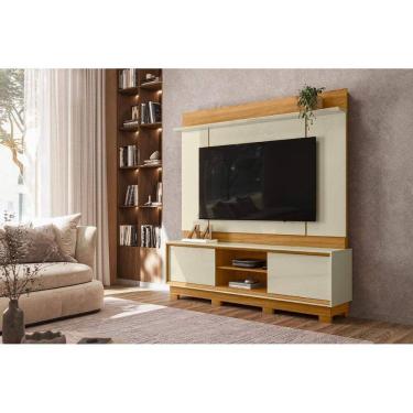 Imagem de Estante Siena para TV de até 75 polegadas (Com Pés) - Cumaru Opala - Madetec