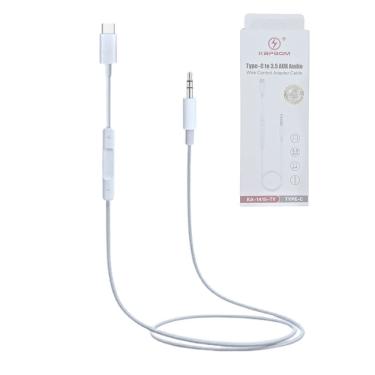 Imagem de Cabo Auxiliar Tipo-c P2 3.5mm Aux Audio De 1 Metro