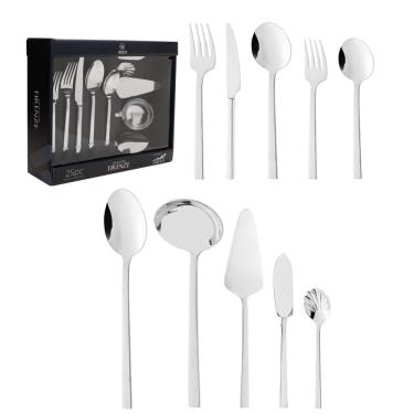 Imagem de Faqueiro 25 Peças Aço Inox Firenze Com Caixa Litografada Wolff