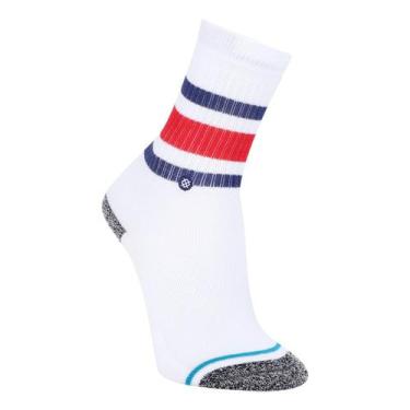 Imagem de Meia Infantil Stance Cano Longo Boyd St Menino, Branco, Azul, G