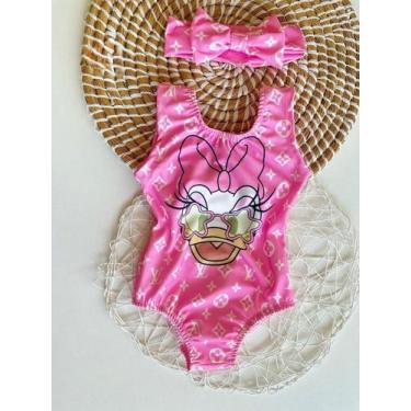 Imagem de Body Maio Suplex Infantil Temático Margarida griffe - JOANINHA BABY, 0