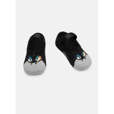 Imagem de Meia Sapatilha Antiderrapante Bebê Menino Tubarão Rockstar - Puket, 5 