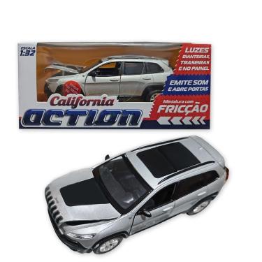 Imagem de Carro Miniatura Metal Jeep Cherokee 1:32 Action C- Som E Luz