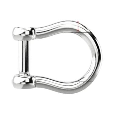 Imagem de Abraçadeira De Carga Em Aço Inoxidável Com Manilha Longa Tipo D M4-M16