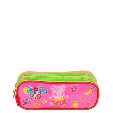 Imagem de Estojo 2 Compartimentos Peppa Fruits - Colorido - Sestini, Colorido