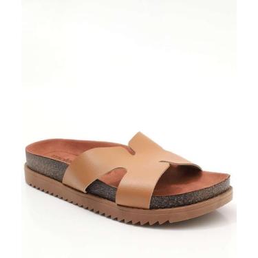 Imagem de Rasteirinha Feminina  Moleca Caramelo-43035, Caramelo, 36