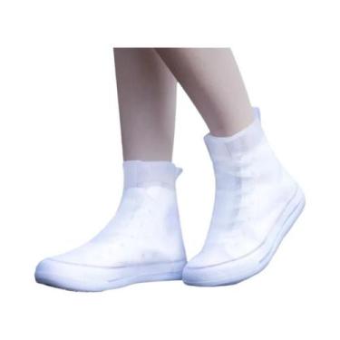 Imagem de Capas de Bota de Chuva de Silicone Espessadas - Antiderrapantes e à Pr