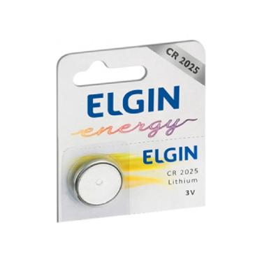 Imagem de Bateria de Lítio CR2025 Elgin 82192 - Unidade - para alarmes automotivos, calculadoras e câmeras