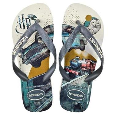 Imagem de Chinelo Havaianas Harry Potter Bege Conforto Original Estilo-Unissex