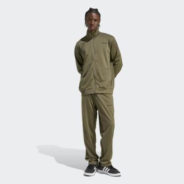 Imagem de Agasalho Adidas Linear Masculino, Verde, GG