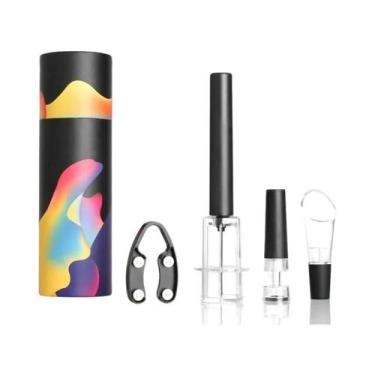 Imagem de Abridor de Vinho em Aço Inoxidável com Bomba de Ar, Tipo Pin, Ferramen