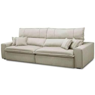 Imagem de Sofá Retrátil Reclinável 4 Lugares  220cm de Largura - Rio Confort, Be