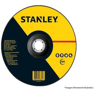 Imagem de Disco Desbaste Metal Stanley 7"x1/4"x7/8" - Black Decker