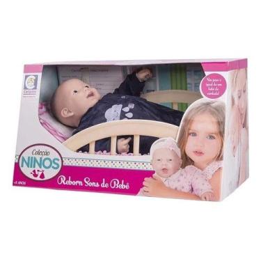 Imagem de COLECAO NINOS REBORN CDENTE COTIPLAS Boneca - - Cotiplás, Rosa