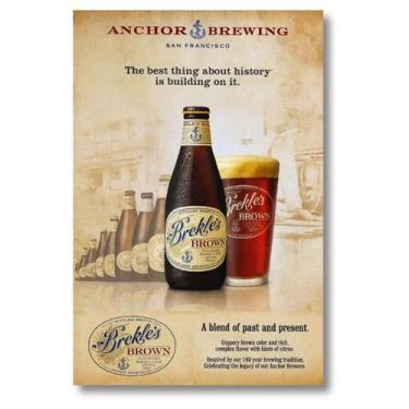 Imagem de Poster Cartaz Anchor Brewing Bebida Para Emoldurar 43cm - Armazm WEB, 