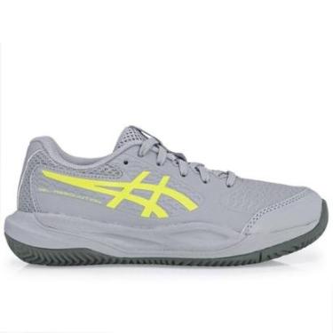 Imagem de Tênis Asics Gel Resolution X GS Junior Clay - Saibro - Cinza-Unissex