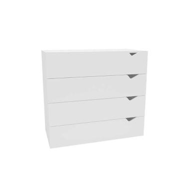 Imagem de Cômoda Casal Porto c/ 4 Gavetas Branco - Politorno