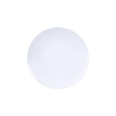 Imagem de Prato Sobremesa Tramontina Leonora Em Porcelana Branca 19 Cm