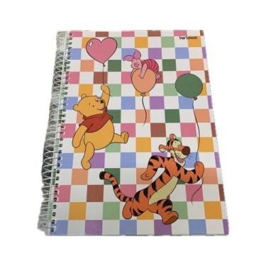 Imagem de Caderno 1 Matéria Espiral Capa Dura Disney Pooh 80 Folhas - Jandaia