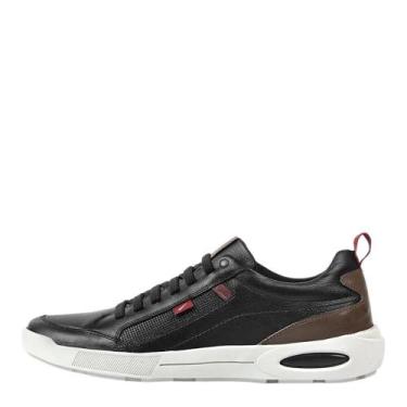 Imagem de Sapatênis Masculino Ferracini Pulse REF: 2271-B COURO, Preto, 42