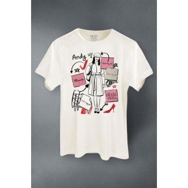 Imagem de Camiseta O Diabo Veste Prada Andy - Piticas, G2, Off white