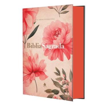 Imagem de Bíblia Sagrada NVI - Compacta - Rosa Flor - HAGNOS, Sortido