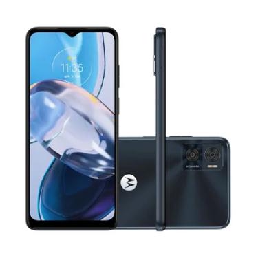 Imagem de Motorola Moto E22 64GB, 4GB Ram, Tela De 6.5 Dual Chip, Câmera Dupla 16Mp - Preto