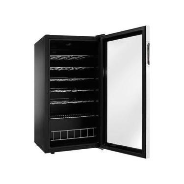 Imagem de Adega Suggar AD2711IX Climatizada Toulouse 29 Garrafas Inox, Preto, 11