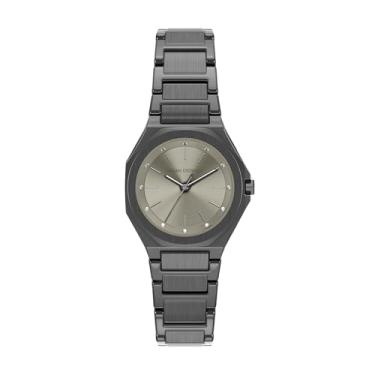 Imagem de Armani Exchange Relógio feminino A|X de aço inoxidável com três ponteiros (modelo: AX4625)