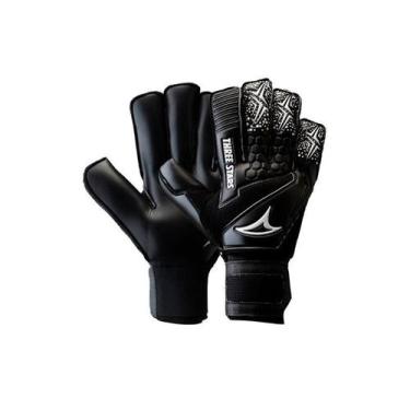 Imagem de Luva de goleiro three stars sky preta, P