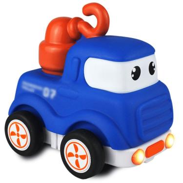 Imagem de Brinquedo Soft Truck Reboque Musical com Luzes e Sons Baby Land Cardoso Toys