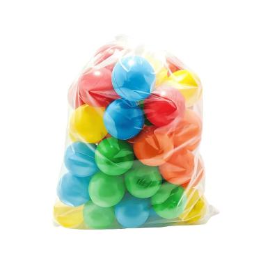 Imagem de Bolinhas para Piscina Coloridas 50 Peças Material Atóxico Resistente Seguro Playground BB Bolinhas