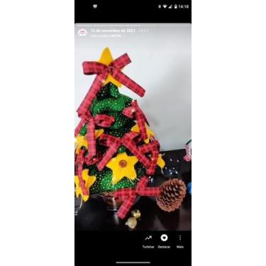 Imagem de Árvore de Natal artesanal em tecido - Cris artesanato