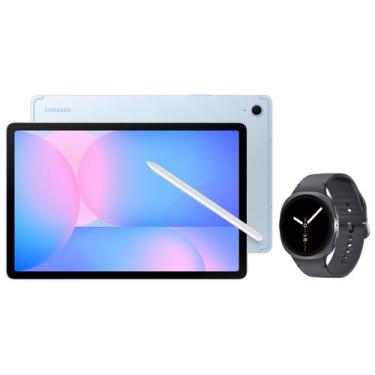 Imagem de Tablet Samsung Galaxy Tab S10 FE Capa e Caneta - Wi-Fi + Smartwatch Sa