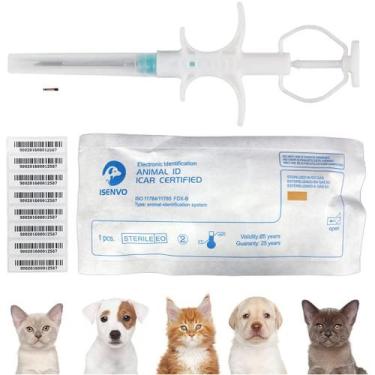 Imagem de Microchips para Animais ISENVO 134,2kHz FDX-B Pacote com 10 Unidades 1