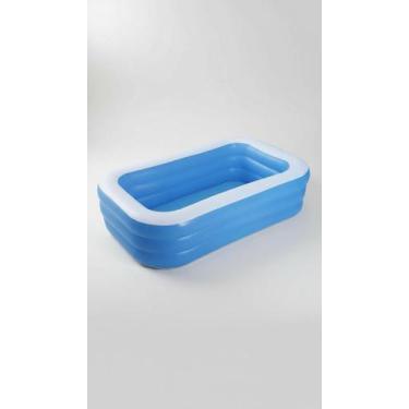 Imagem de Piscina Inflável Retangular 900L Azul - Congratulations Store