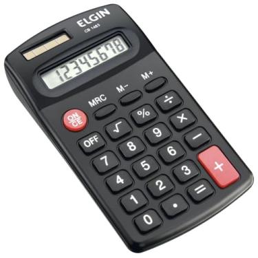 Imagem de Calculadora de Bolso 8 Dígitos CB 14853 Preta Elgin