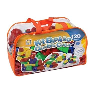 Imagem de Conjunto Quebra-Cuca Com 120 Em Plástico Peças Na Mochila - Jottplay