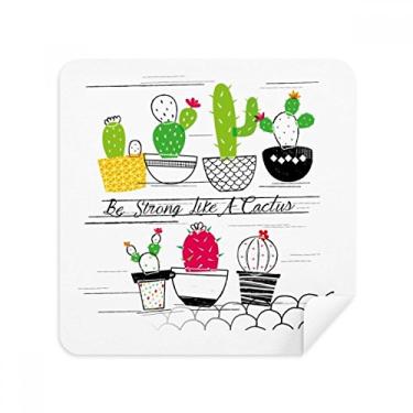 Imagem de Tecido de camurça para suculentas em vaso com cacto de plantas, tecido de camurça, pacote com 2